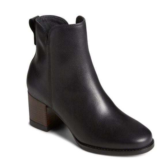 RARE Sperry Seaport Heel Water Resistant Leather Boot - Picture 3 of 7